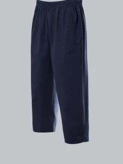3/4 Freizeithose aus Baumwolle Navy
