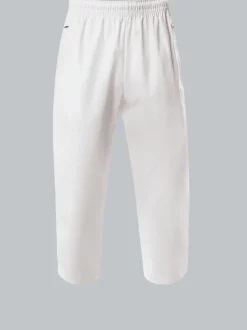 3/4 Freizeithose aus Baumwolle Weiss