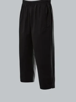 3/4 Freizeithose aus Baumwolle Schwarz