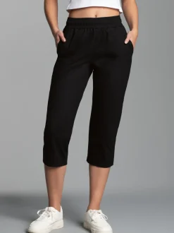 3/4 Freizeithose Schwarz
