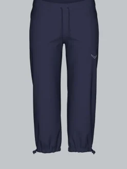 ¾ Hose mit Kristallsteinen Navy