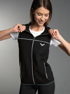 Atmungsaktive Sport-Weste Schwarz