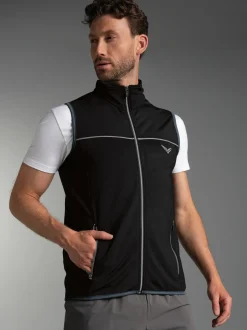 Atmungsaktive Sport-Weste Schwarz