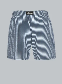 Bade-/Freizeitshorts mit Druckmotiv Navy