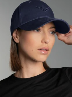 Baseballmütze mit Schwinge Navy