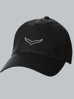 Baseballmütze mit Schwinge Schwarz