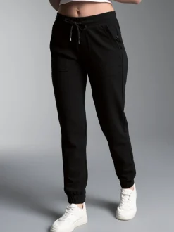 Bequeme Jogginghose mit großen Taschen Schwarz