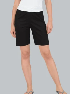 Bermuda aus 100% Baumwolle Schwarz