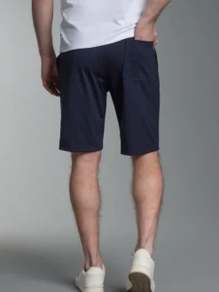 Bermuda aus Single-Jersey Navy