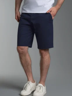 Bermuda aus Single-Jersey Navy