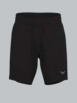 Bermuda mit praktischem Kordelzug Schwarz
