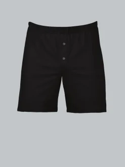 Boxershorts aus Biobaumwolle Schwarz
