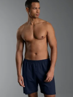 Boxershorts aus Biobaumwolle Navy