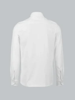 Business-Hemd aus DELUXE-Single-Jersey Weiss