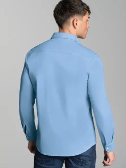 Business-Hemd aus DELUXE-Single-Jersey Horizont