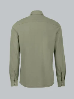 Business-Hemd aus DELUXE-Single-Jersey Salbei