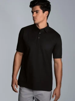 Business-Poloshirt Schwarz