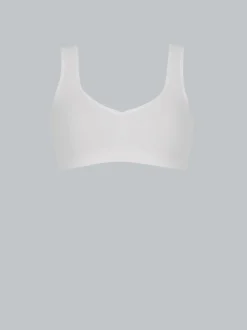 Bustier aus Polyamid/Elastan Weiss