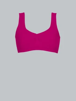 Bustier aus Polyamid/Elastan Magenta