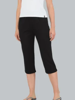 Caprihose Schwarz