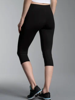 Capri-Leggings Schwarz