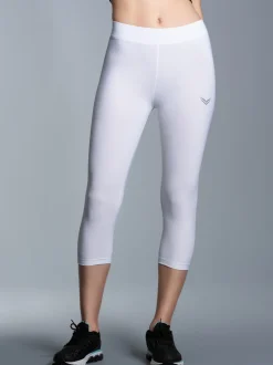 Capri-Leggings Weiss
