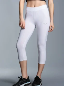 Capri-Leggings Weiss