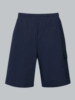 Cargo-Bermuda aus 100% Baumwolle Navy