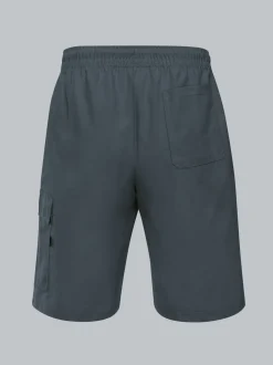Cargo-Bermuda aus 100% Baumwolle Anthrazit