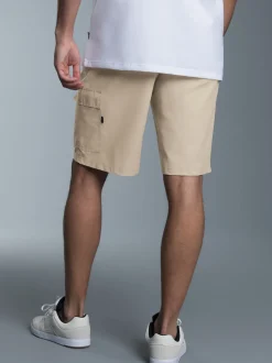 Cargo-Bermuda aus 100% Baumwolle Sand