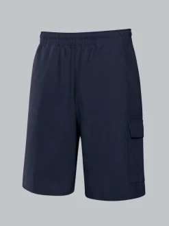 Cargo-Bermuda aus 100% Baumwolle Navy