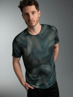 COOLMAX® Sport T-Shirt Schwarz/bunt