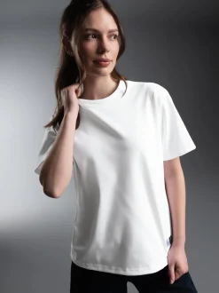 Damen Heavy T Shirt aus 100% Baumwolle Weiss