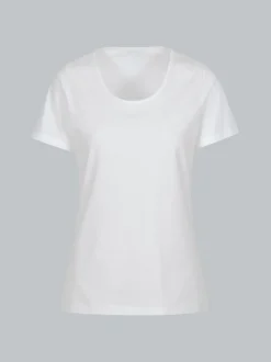 Damen T Shirt aus Biobaumwolle Weiss