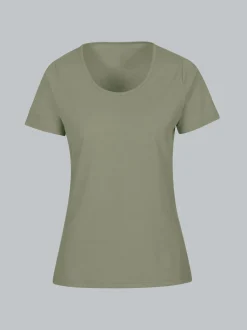 Damen T Shirt aus Biobaumwolle Salbei