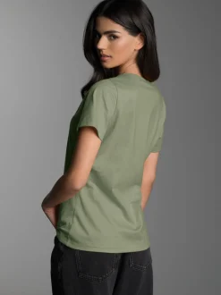 Damen T Shirt aus Biobaumwolle Salbei