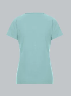 Damen T Shirt aus Biobaumwolle Gletscher