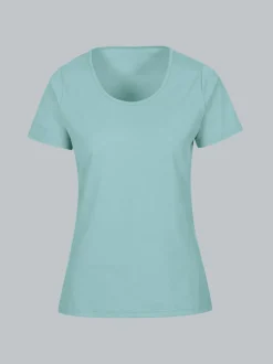 Damen T Shirt aus Biobaumwolle Gletscher