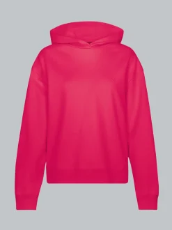 Dünner Oversize-Hoodie Koralle