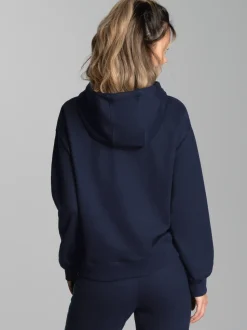 Dünner Oversize-Hoodie Navy