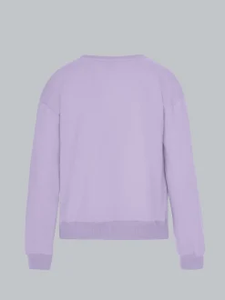Dünnes Sweatshirt Flieder