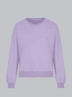 Dünnes Sweatshirt Flieder