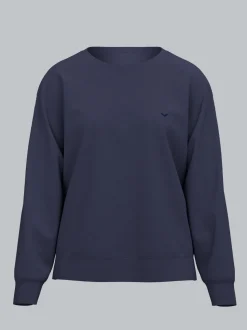Dünnes Sweatshirt in weicher Qualität Deep-purple
