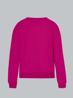 Dünnes Sweatshirt Magenta