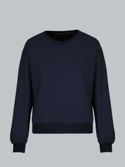 Dünnes Sweatshirt Navy