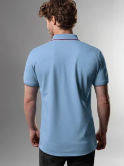 Dreifarbiges Polohemd Horizont