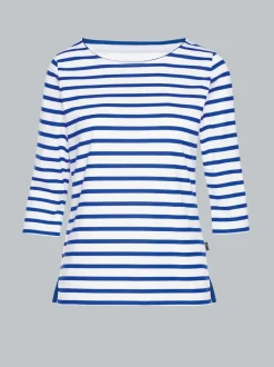 Dreiviertelarm Shirt mit RingelmusterRoyal