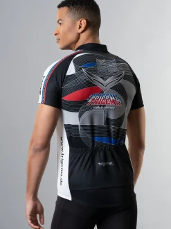 Fahrradjacke aus atmungsaktivem Material Schwarz