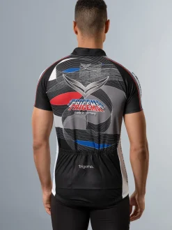 Fahrradjacke aus atmungsaktivem Material Schwarz