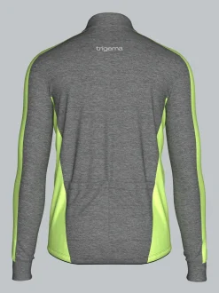 Fahrradjacke mit kontrastfarbigen Elementen Schwarz/bunt